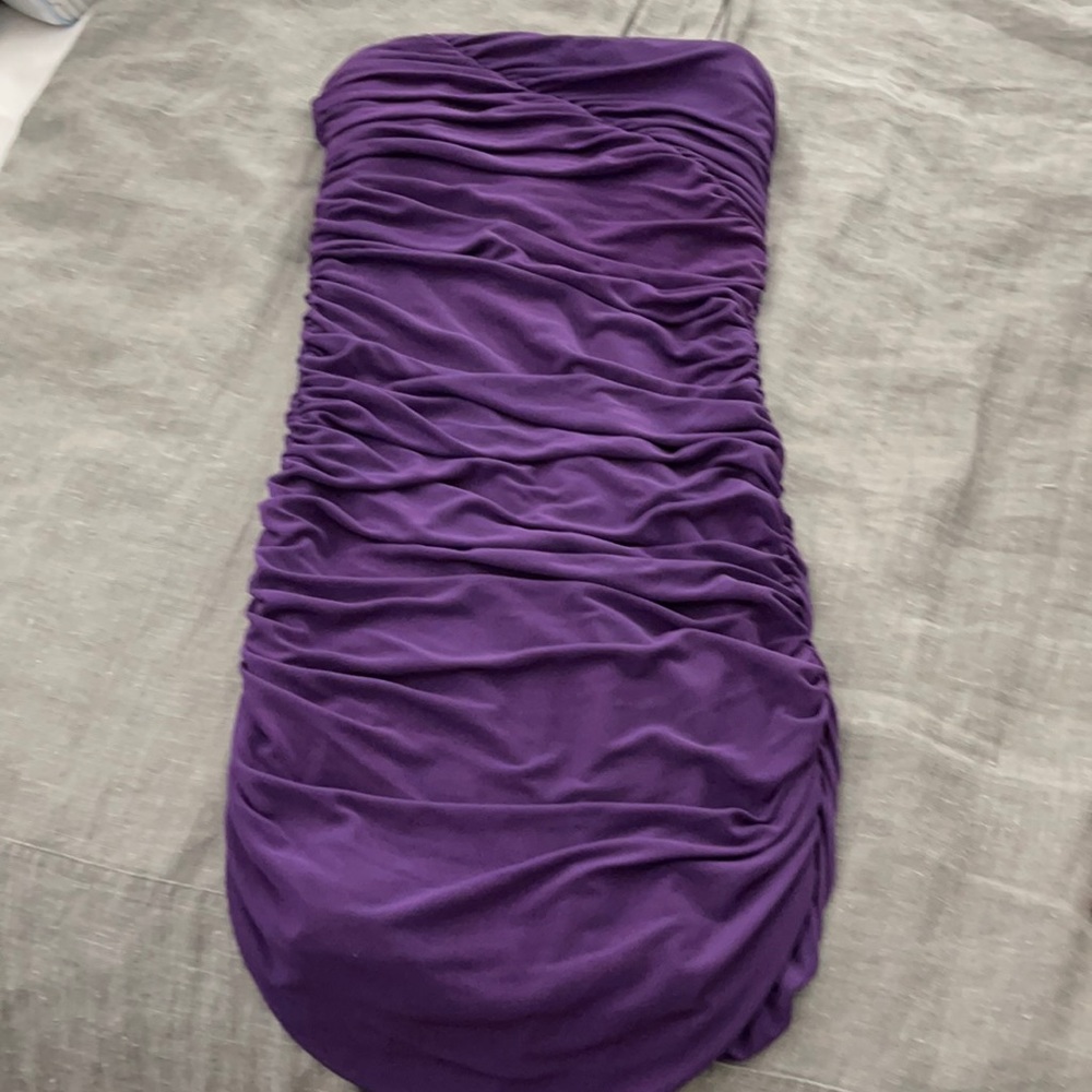 Bebe purple mini dress